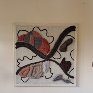 obraz w kolorach brązu,wielkość obrazu 90x90